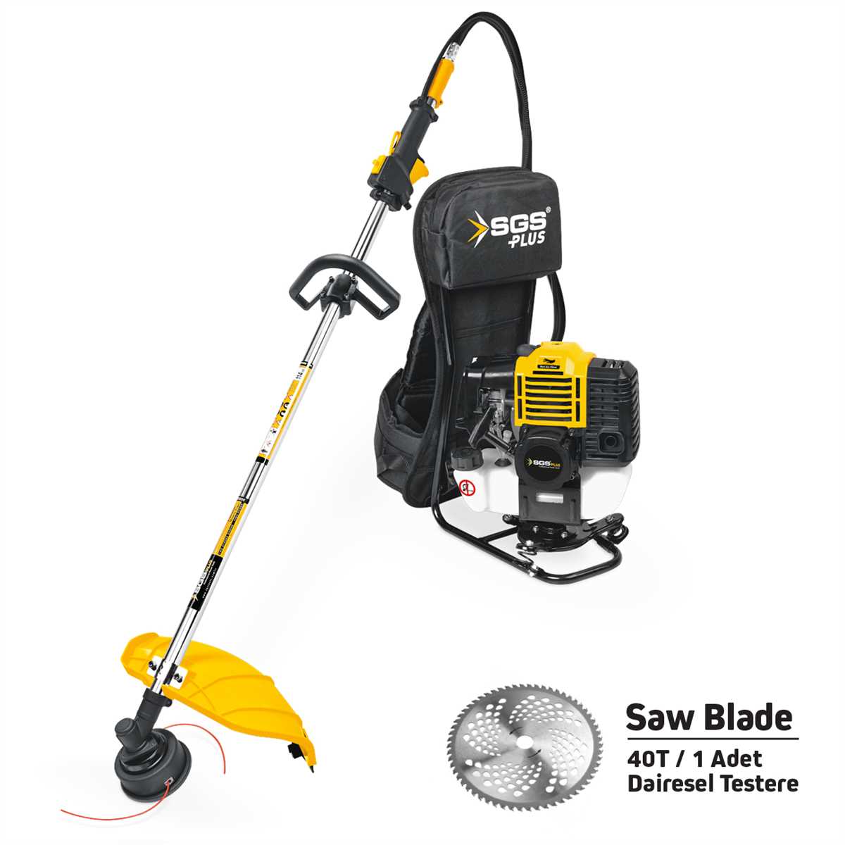 SGS Motorlu Tırpan Sırt Tipi 52cc 1.6KW (1/Koli)✓